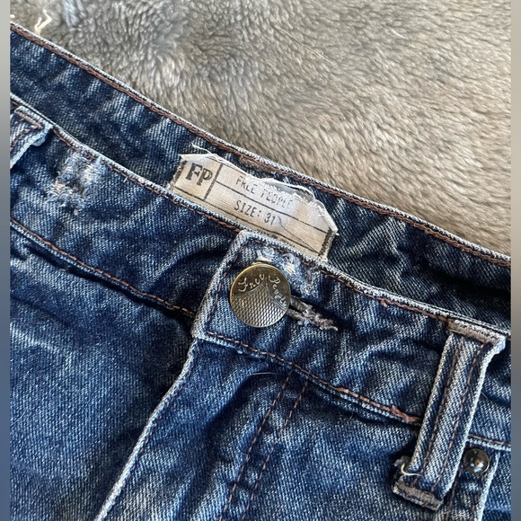 Free People Battenberg Crochet Cut Off Shorts - Picture 5 of 6